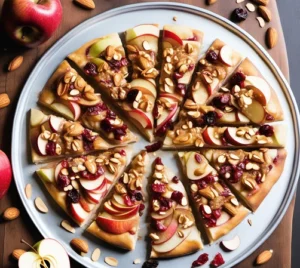 apple pizza for children's lunch box