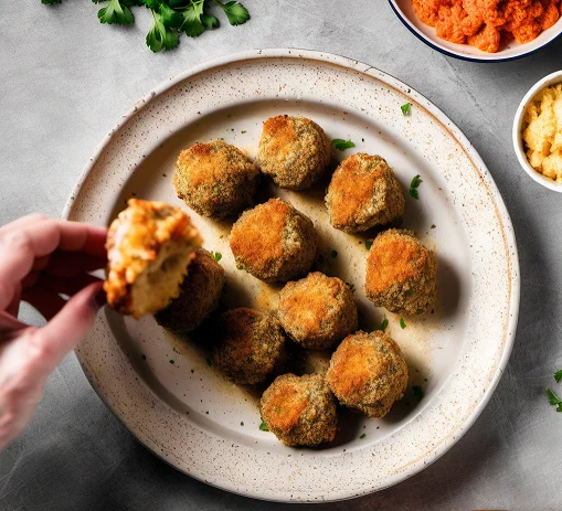 Oven-baked meatballs for dinner