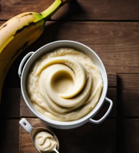 Banana-Based Foods, Simple Banana Puree for Babies Over 6 Months