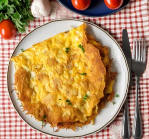 vegetable omelette for baby, Hash Brown Omelette