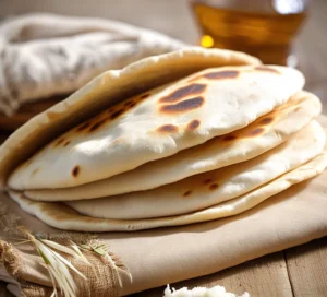 Homemade Mediterranean Pita Bread