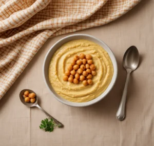 Chickpeas for Baby; Nutritional Benefits and a homemade Hummus for babies, Simple Chickpea Puree