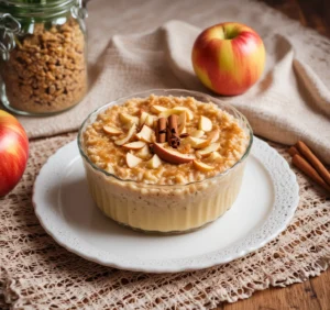 healthy breakfast recipes for kids , Apple and Oat Pudding with Cinnamon Aroma